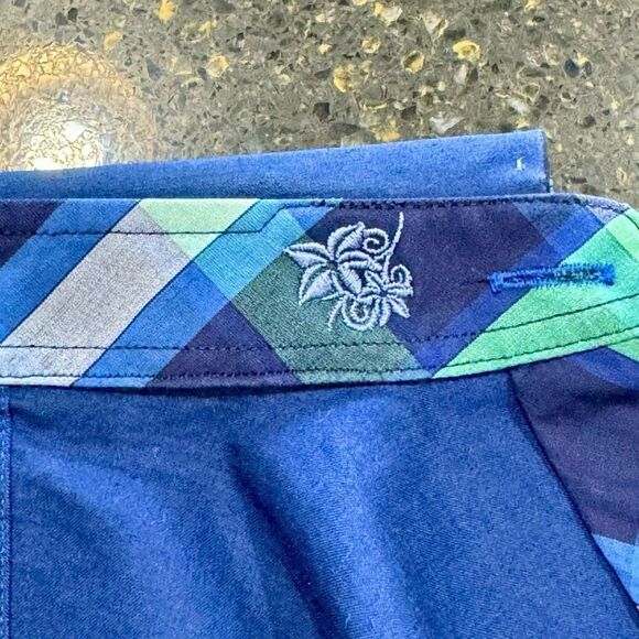 Stone Rose Navy Short Sleeve Shirt. Size 2/ US Small. - Picture 6 of 9